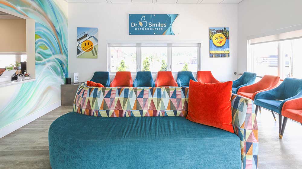 Modern orthodontic office at Dr. B Smiles Orthodontics welcoming patients in Wappingers Falls, NY