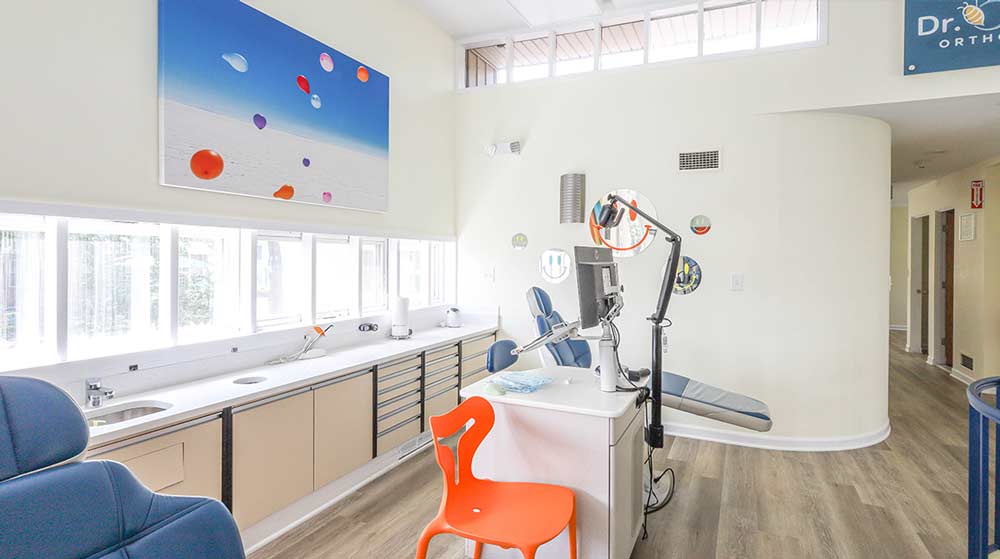 Modern orthodontic office at Dr. B Smiles Orthodontics welcoming patients in Wappingers Falls, NY