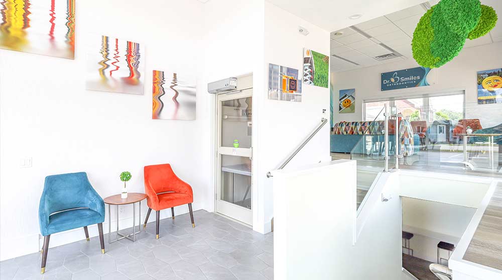 Modern orthodontic office at Dr. B Smiles Orthodontics welcoming patients in Wappingers Falls, NY